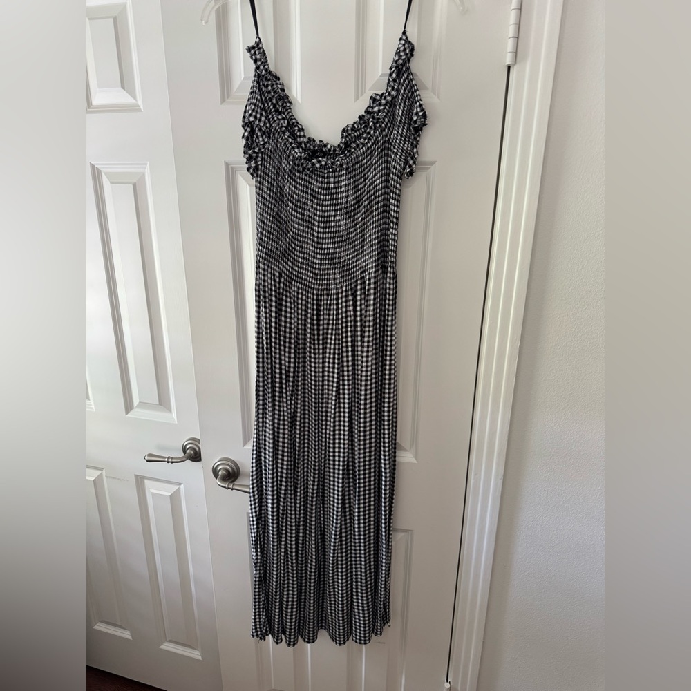 Bardot Black and White Seersucker Dress - Picture 3 of 5